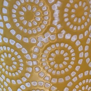 Yellow Mandala Vase - Decor